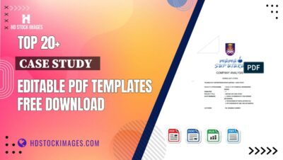 Top 20+ Case Study Editable PDF Templates Free Download