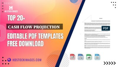 Top 20+ Cash Flow Projection   Editable PDF Templates Free Download