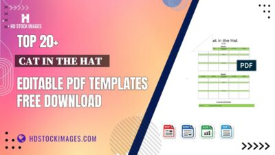 Top 20+ Cat In The Hat   Editable PDF Templates Free Download