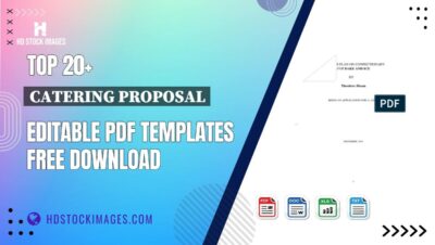 Top 20+ Catering Proposal Editable PDF Templates Free Download