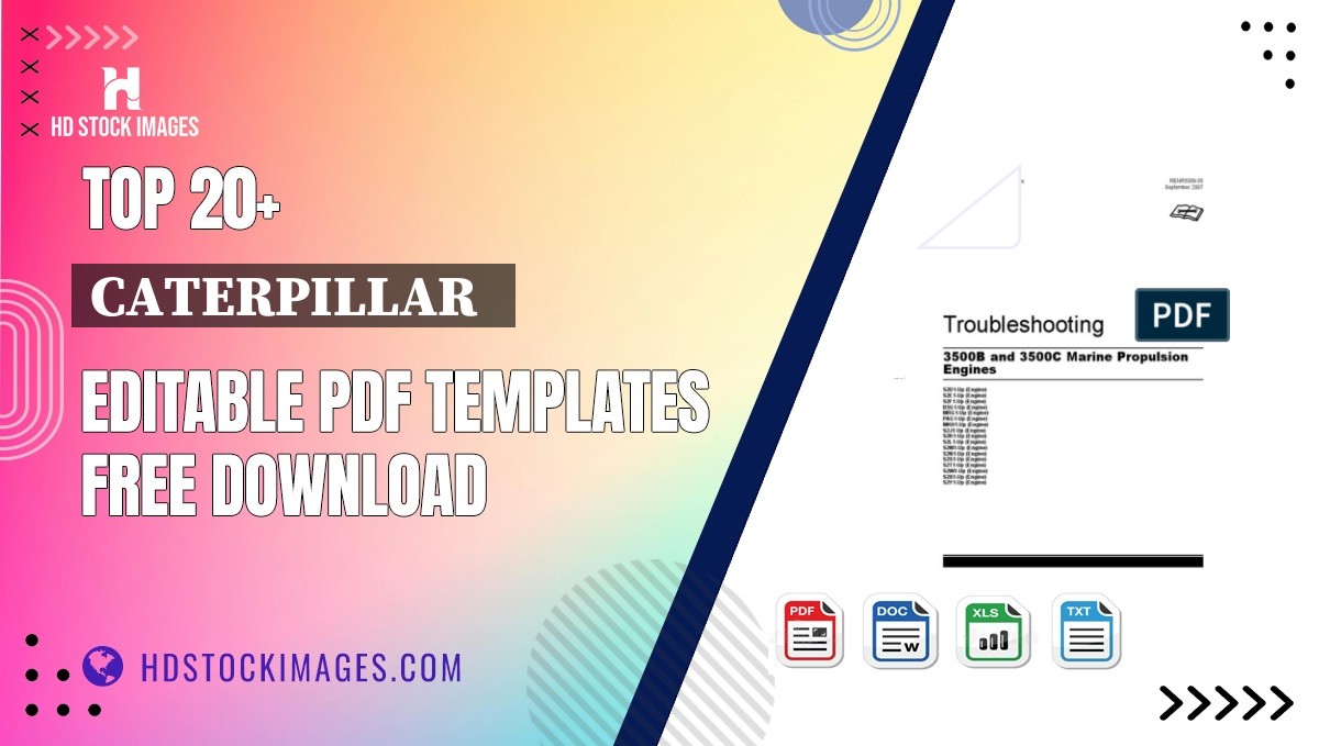 Top 20+ Caterpillar   Editable PDF Templates Free Download