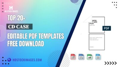 Top 20+ Cd Case   Editable PDF Templates Free Download