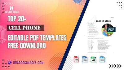 Top 20+ Cell Phone   Editable PDF Templates Free Download