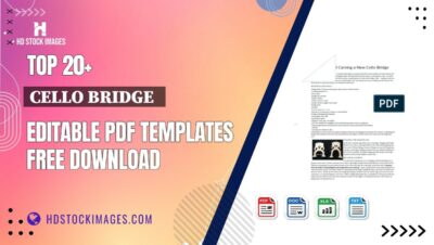 Top 20+ Cello Bridge   Editable PDF Templates Free Download