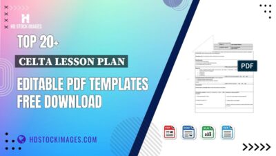 Top 20+ Celta Lesson Plan Editable PDF Templates Free Download