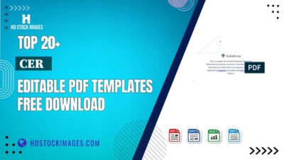 Top 20+ Cer   Editable PDF Templates Free Download