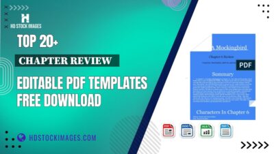 Top 20+ Chapter Review   Editable PDF Templates Free Download