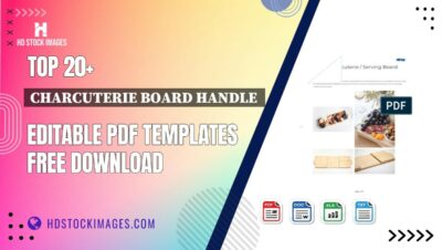 Top 20+ Charcuterie Board Handle  Editable PDF Templates Free Download