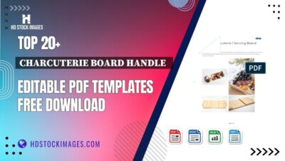 Top 20+ Charcuterie Board Handle   Editable PDF Templates Free Download