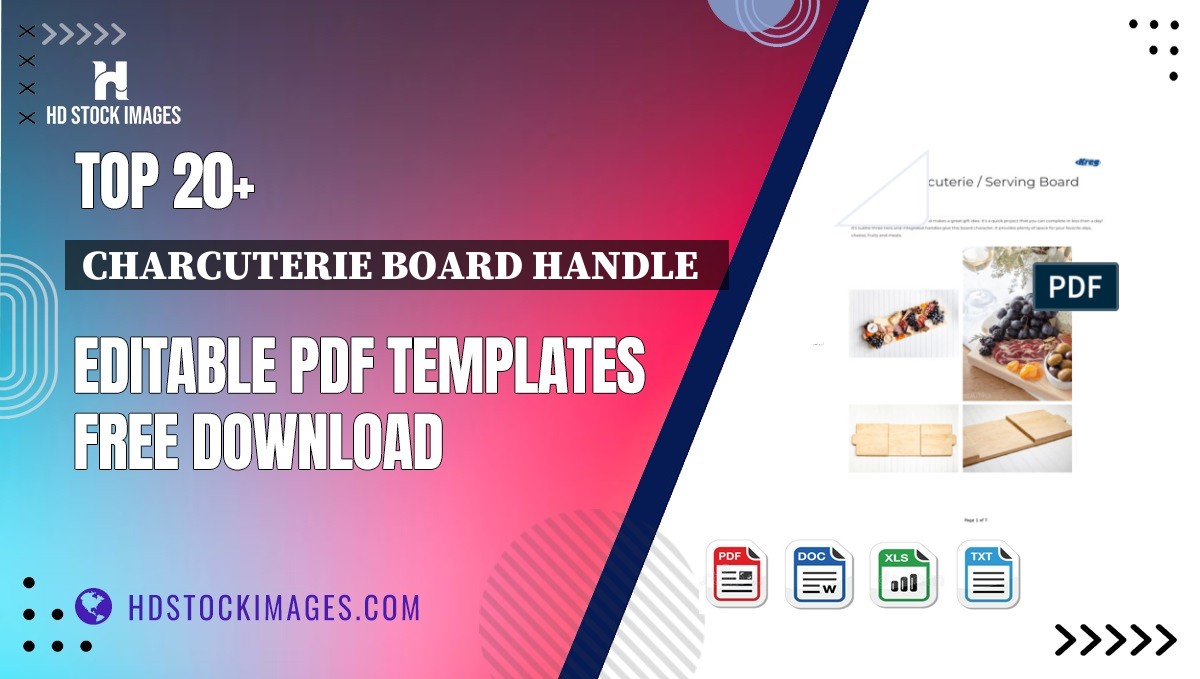 Top 20+ Charcuterie Board Handle   Editable PDF Templates Free Download