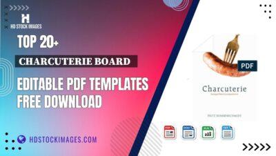 Top 20+ Charcuterie Board   Editable PDF Templates Free Download