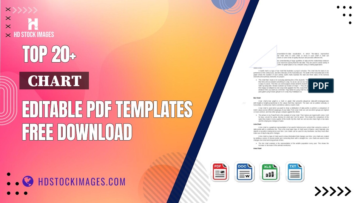 Top 20+  Chart  Editable PDF Templates Free Download