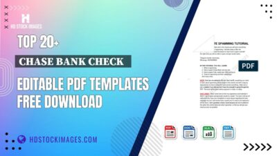 Top 20+ Chase Bank Check   Editable PDF Templates Free Download