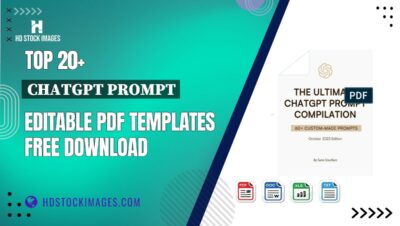 Top 20+ Chatgpt Prompt Editable PDF Templates Free Download