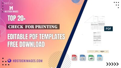 Top 20+ Check  For Printing  Editable PDF Templates Free Download