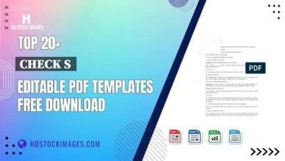 Top 20+ Check S  Editable PDF Templates Free Download