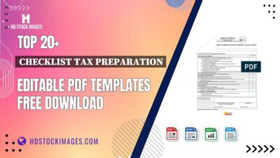 Top 20+ Checklist Tax Preparation Editable PDF Templates Free Download