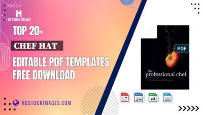 Top 20+ Chef Hat   Editable PDF Templates Free Download