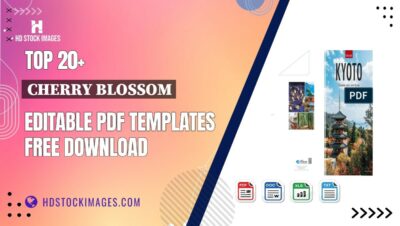 Top 20+ Cherry Blossom Editable PDF Templates Free Download