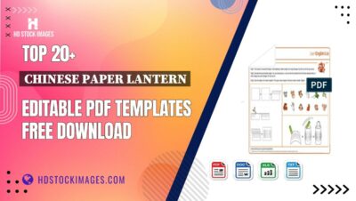 Top 20+ Chinese Paper Lantern Editable PDF Templates Free Download