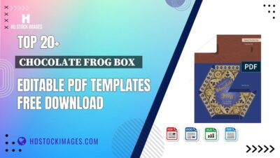 Top 20+ Chocolate Frog Box   Editable PDF Templates Free Download