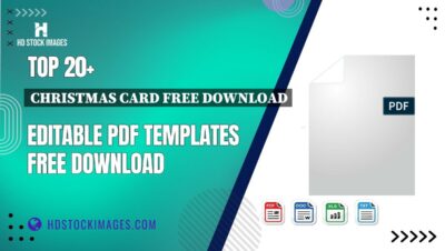 Top 20+ Christmas Card Free Download Editable PDF Templates Free Download