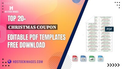 Top 20+ Christmas Coupon Editable PDF Templates Free Download