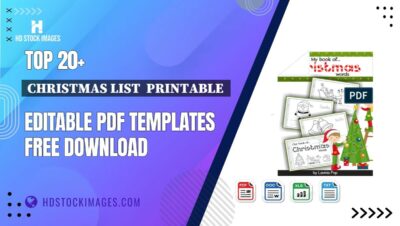 Top 20+ Christmas List  Printable  Editable PDF Templates Free Download