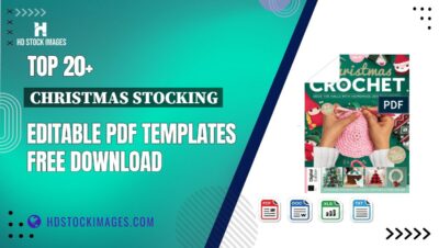 Top 20+ Christmas Stocking Editable PDF Templates Free Download