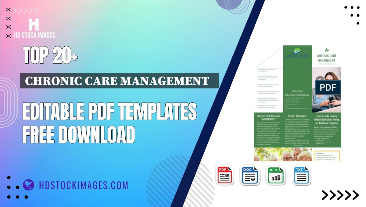 Top 20+ Chronic Care Management   Editable PDF Templates Free Download