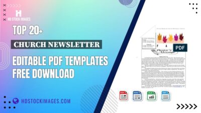 Top 20+ Church Newsletter Editable PDF Templates Free Download