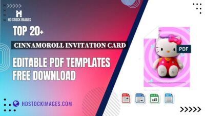 Top 20+ Cinnamoroll Invitation Card Editable PDF Templates Free Download