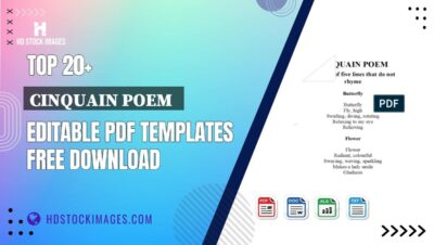 Top 20+ Cinquain Poem   Editable PDF Templates Free Download