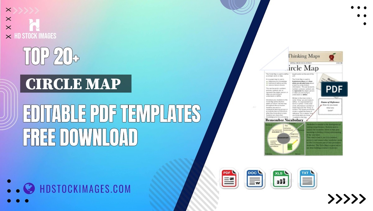 Top 20+ Circle Map   Editable PDF Templates Free Download