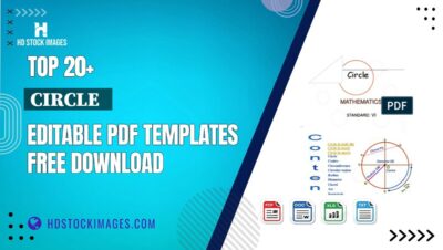 Top 20+ Circle   Editable PDF Templates Free Download