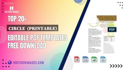 Top 20+ Circle  (printable) Editable PDF Templates Free Download