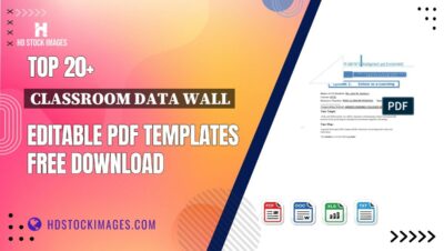 Top 20+ Classroom Data Wall Editable PDF Templates Free Download