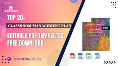 Top 20+ Classroom Management Plan   Editable PDF Templates Free Download