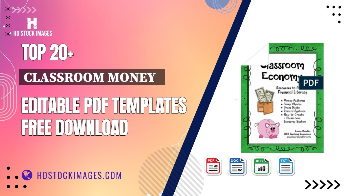 Top 20+ Classroom Money   Editable PDF Templates Free Download