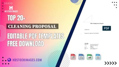 Top 20+ Cleaning Proposal  Editable PDF Templates Free Download