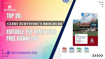 Top 20+ Clery Survivor's Brochure Editable PDF Templates Free Download