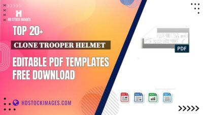 Top 20+ Clone Trooper Helmet   Editable PDF Templates Free Download