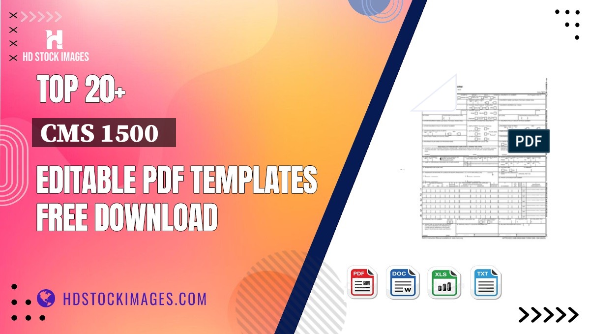 Top 20+ Cms 1500   Editable PDF Templates Free Download