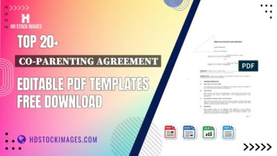 Top 20+ Co-parenting Agreement Editable PDF Templates Free Download