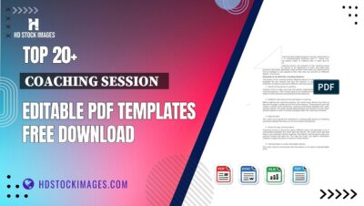 Top 20+ Coaching Session   Editable PDF Templates Free Download