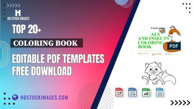 Top 20+ Coloring Book   Editable PDF Templates Free Download