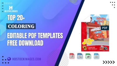 Top 20+ Coloring Editable PDF Templates Free Download