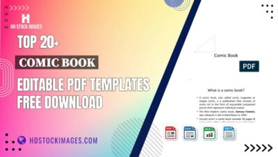 Top 20+ Comic Book Editable PDF Templates Free Download