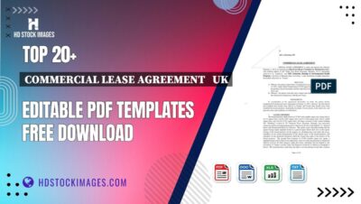 Top 20+ Commercial Lease Agreement   Uk Editable PDF Templates Free Download