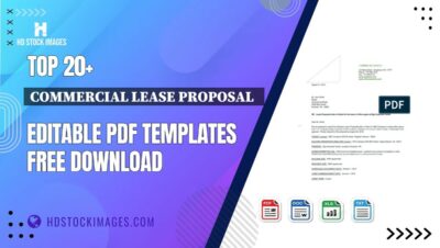 Top 20+ Commercial Lease Proposal   Editable PDF Templates Free Download